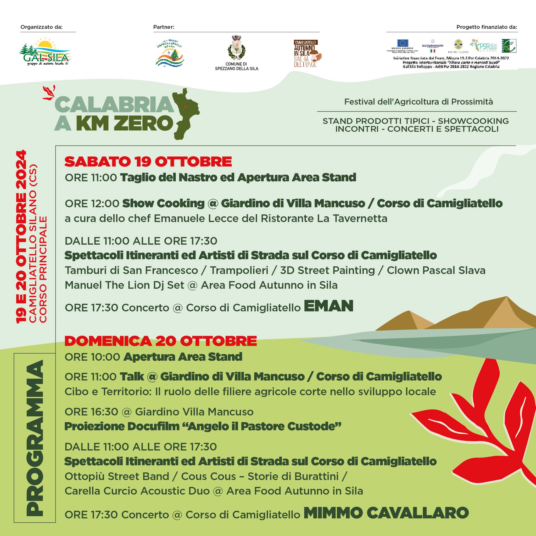 Programma calabria a km zero